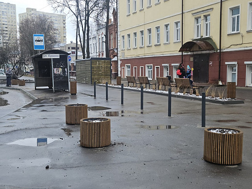 В Иванове территория у детской поликлиники на Ермака преобразилась  
